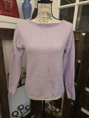 Nordstrom Lilac Cashmere Sweater, Sz S/M
